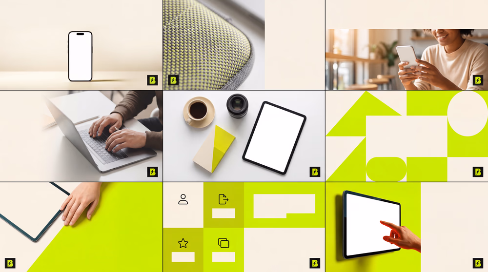 Buzzketeer campaign grid — 9 AI-generated templates for X (Twitter)